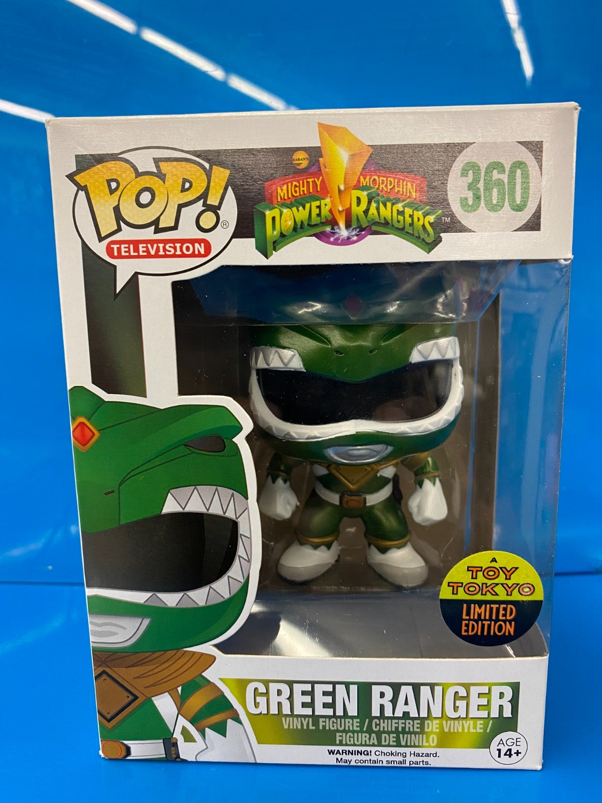 Vaulted : Power Rangers - Green Ranger - (Metallic) - Toy Tokyo w Hard Protector