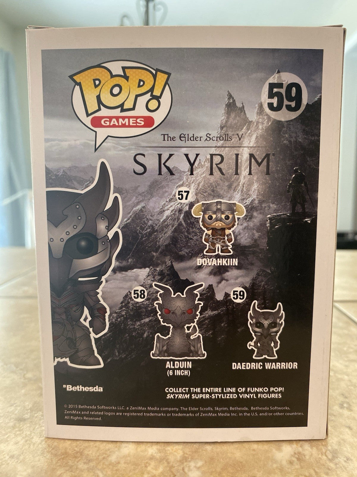 Funko Pop! Games The Elder V Scrolls Skyrim Daedric Warrior #59