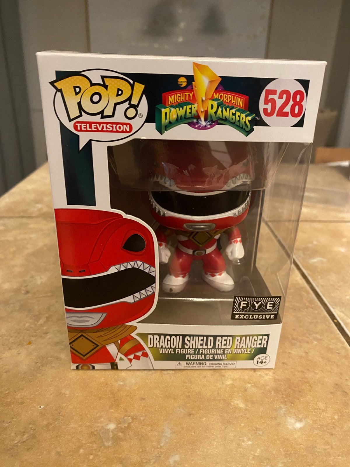 Funko Pop! Power Rangers - Red Ranger - FYE (Exclusive) #528 w Hard Protector