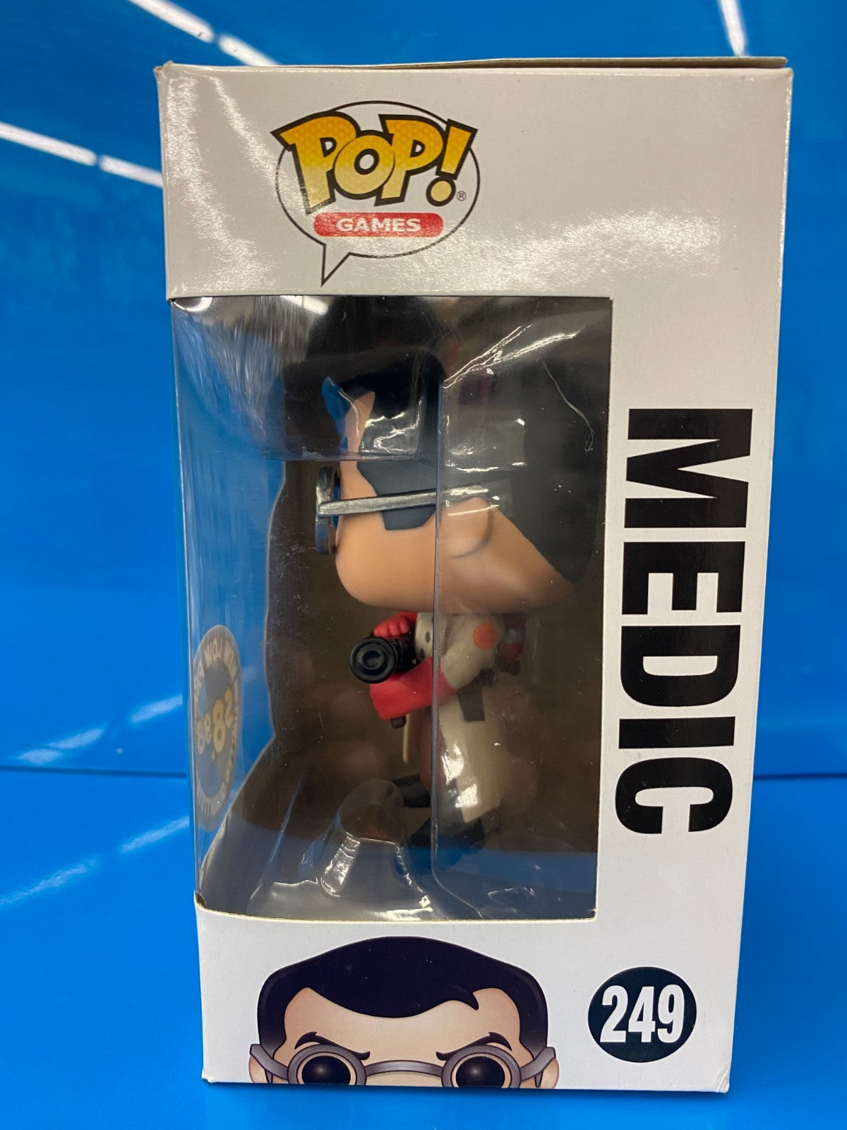 Vaulted Funko Pop! Games Vinyl: Team Fortress - Medic #249 w Hard Protector