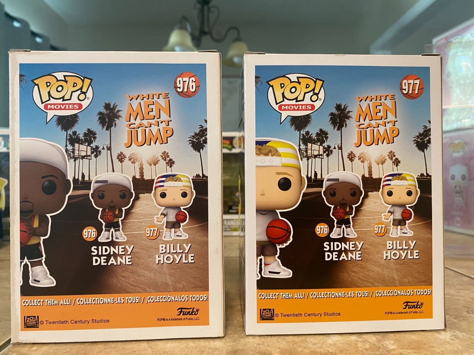 Funko Pop! Billy Hoyle & Sidney Deane 976-977 White Men Can't Jump 2pc Set
