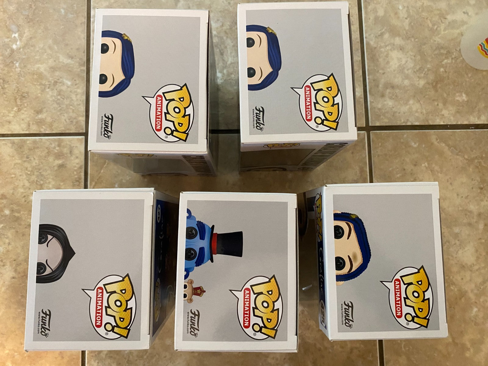 Funko Pop Movies Coraline Lot Of 5 - #423 Chase, #423, #425, #426 & #427