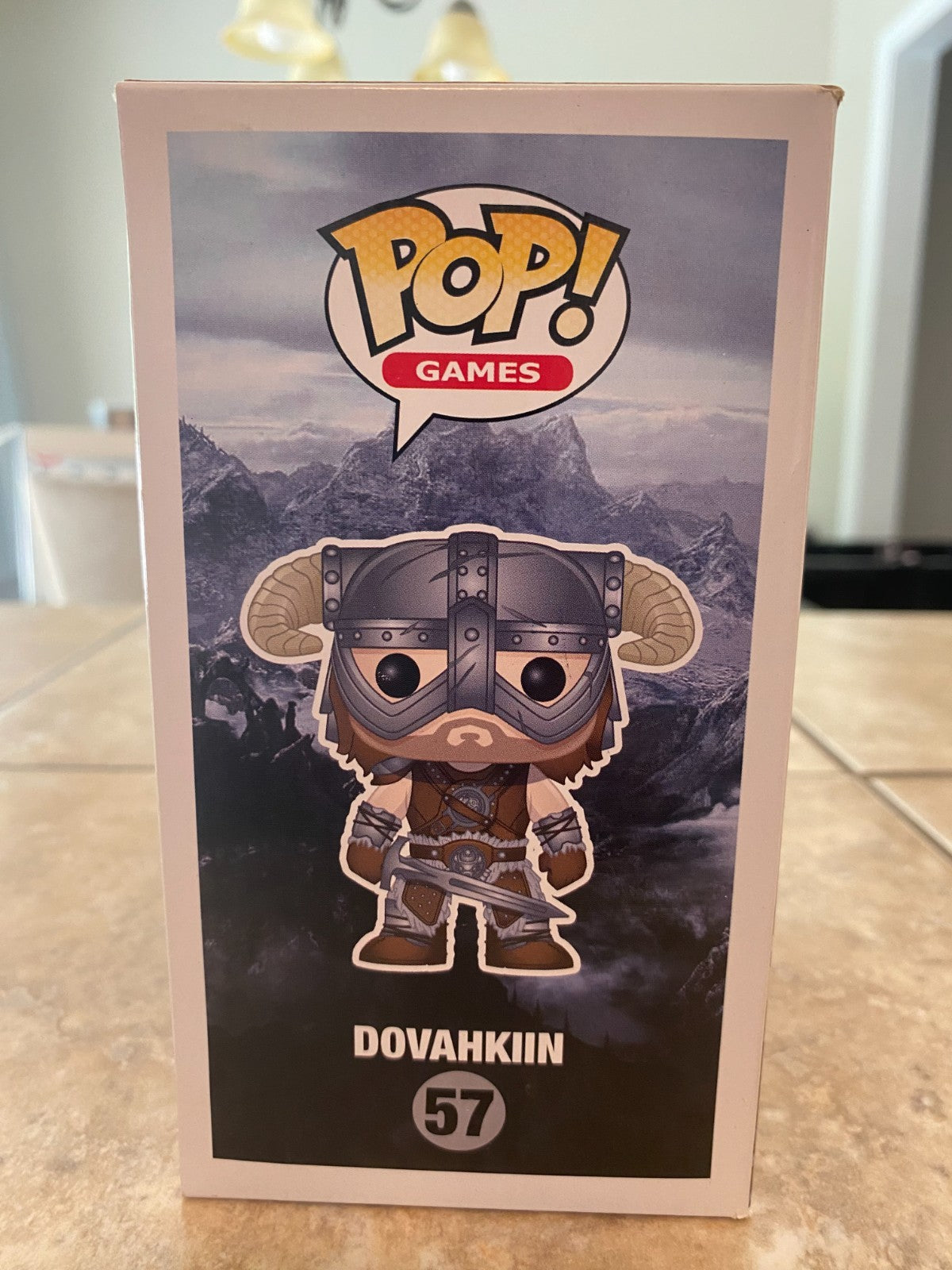 Funko POP Games Elder Scrolls V Dovahkiin #57 Skyrim Vaulted w Soft Protector