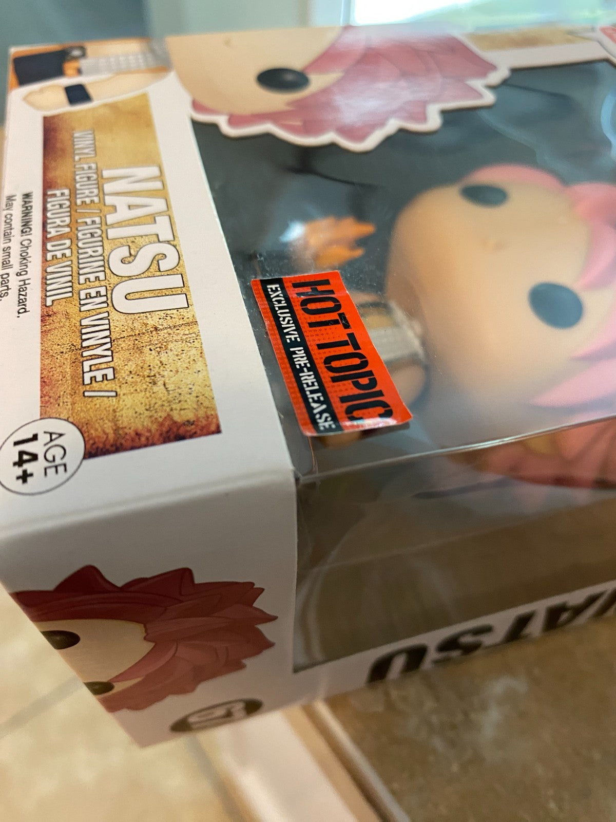 Fairy Tail Funko Lot #67 Natsu, #68 Lucy & #69 Happy Hot Topic Ex. Set