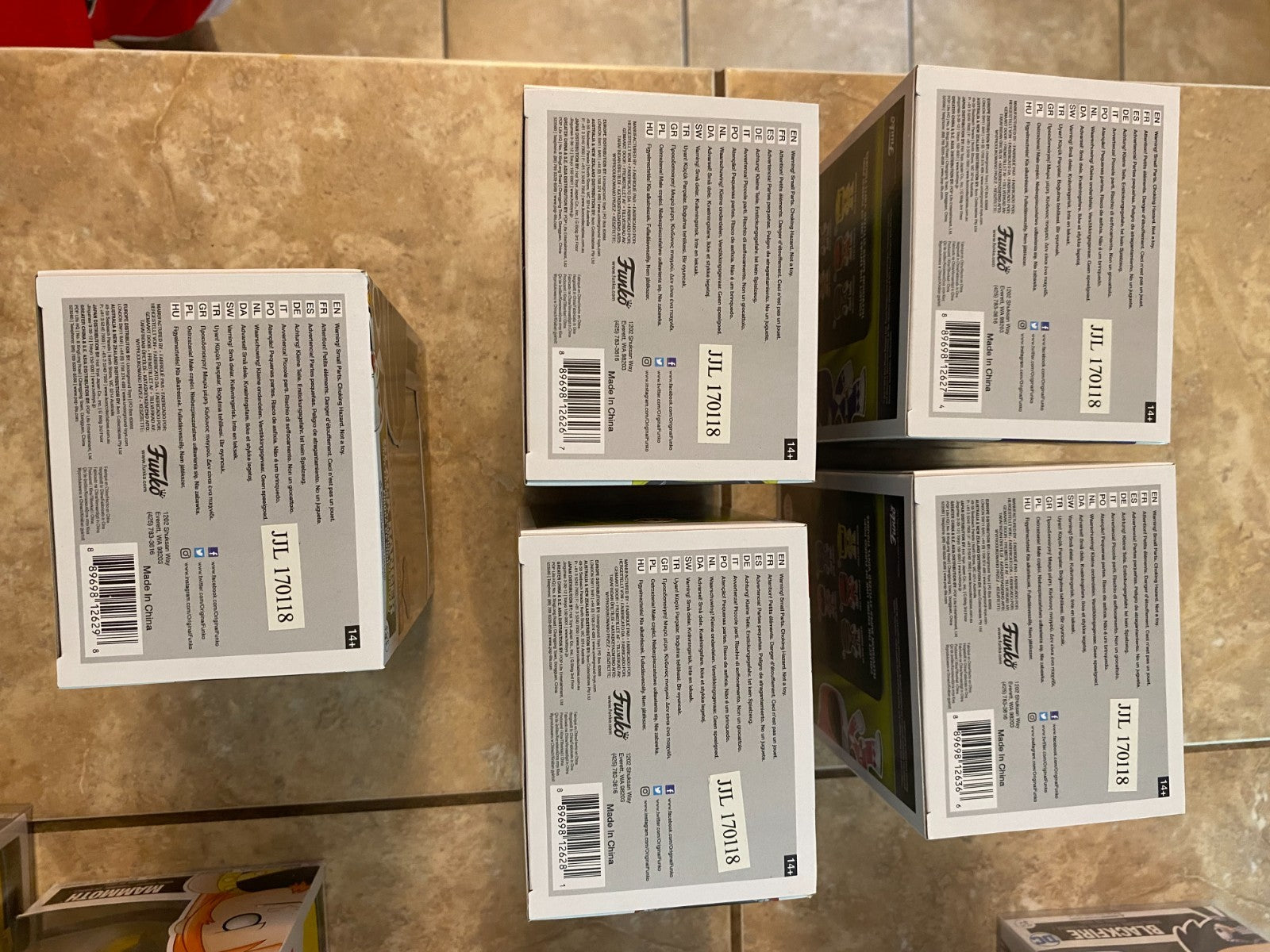 Funko Pop! Power Rangers (Morphing Exclusive) Set w Soft Protectors