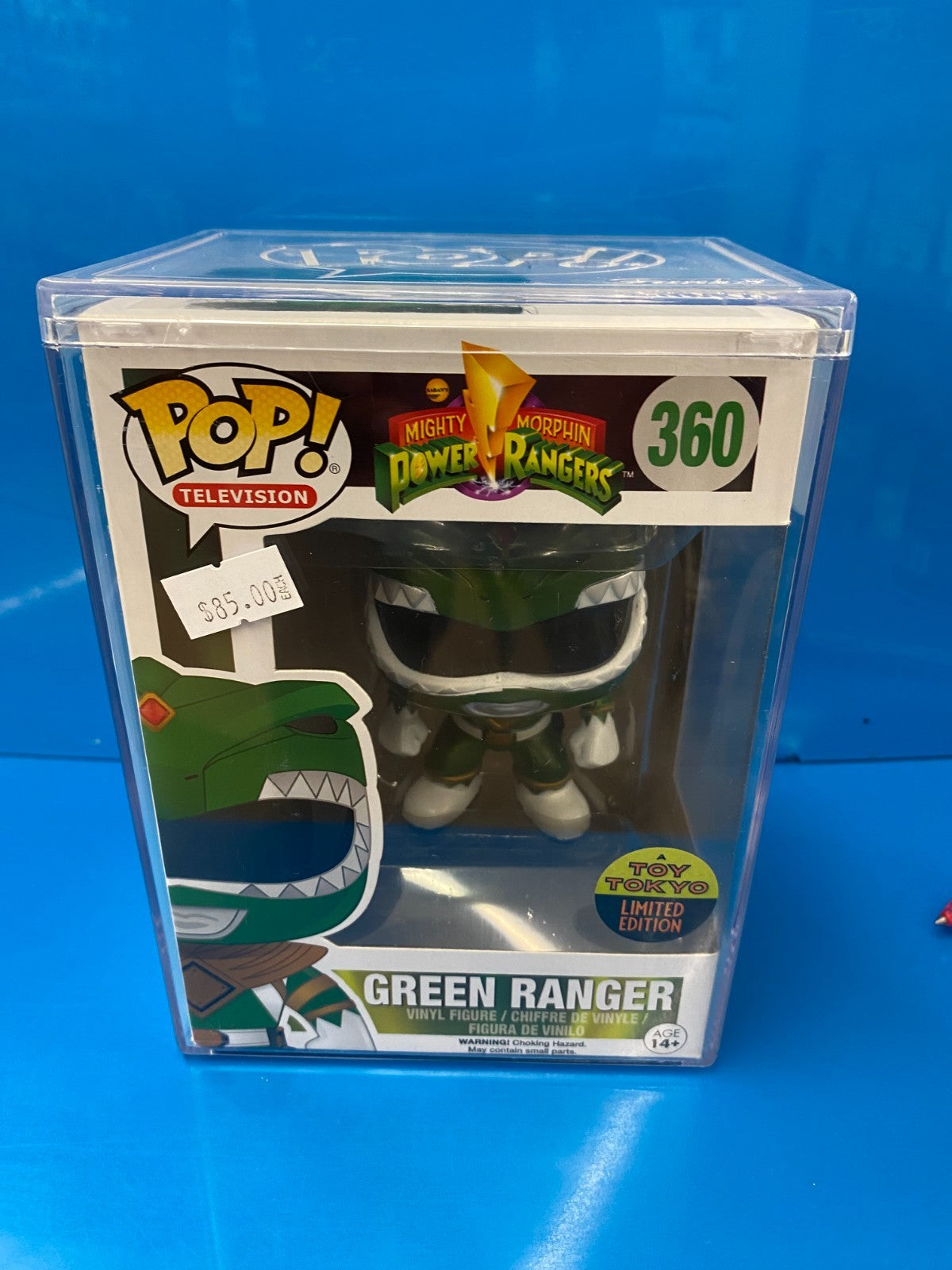 Vaulted : Power Rangers - Green Ranger - (Metallic) - Toy Tokyo w Hard Protector