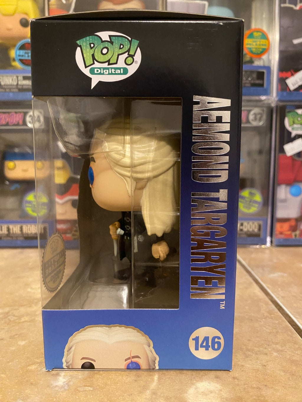 Funko Pop Digital ~ House of the Dragon Aemond Targaryen #146 Legendary ~ LE