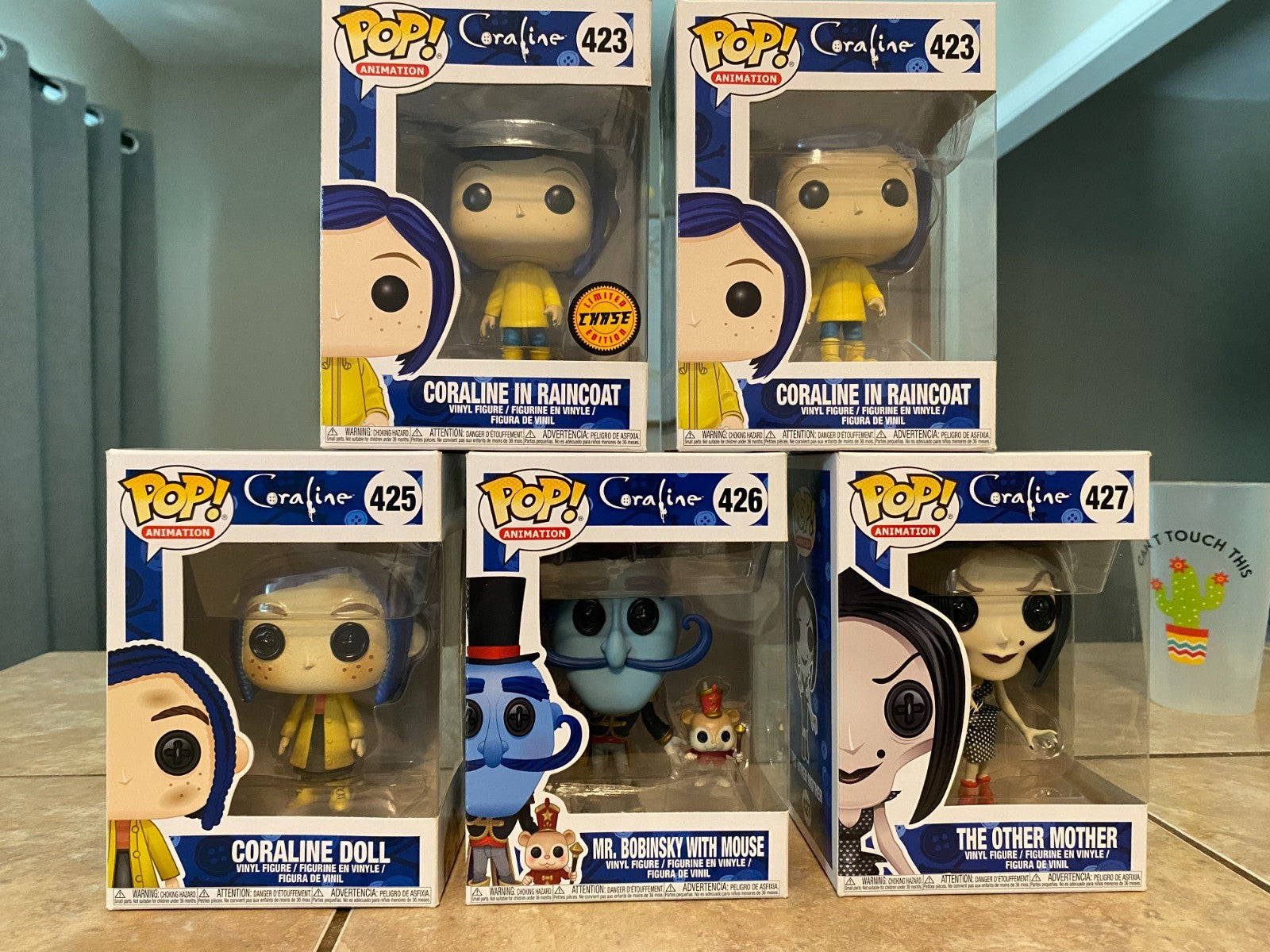 Funko Pop Movies Coraline Lot Of 5 - #423 Chase, #423, #425, #426 & #427