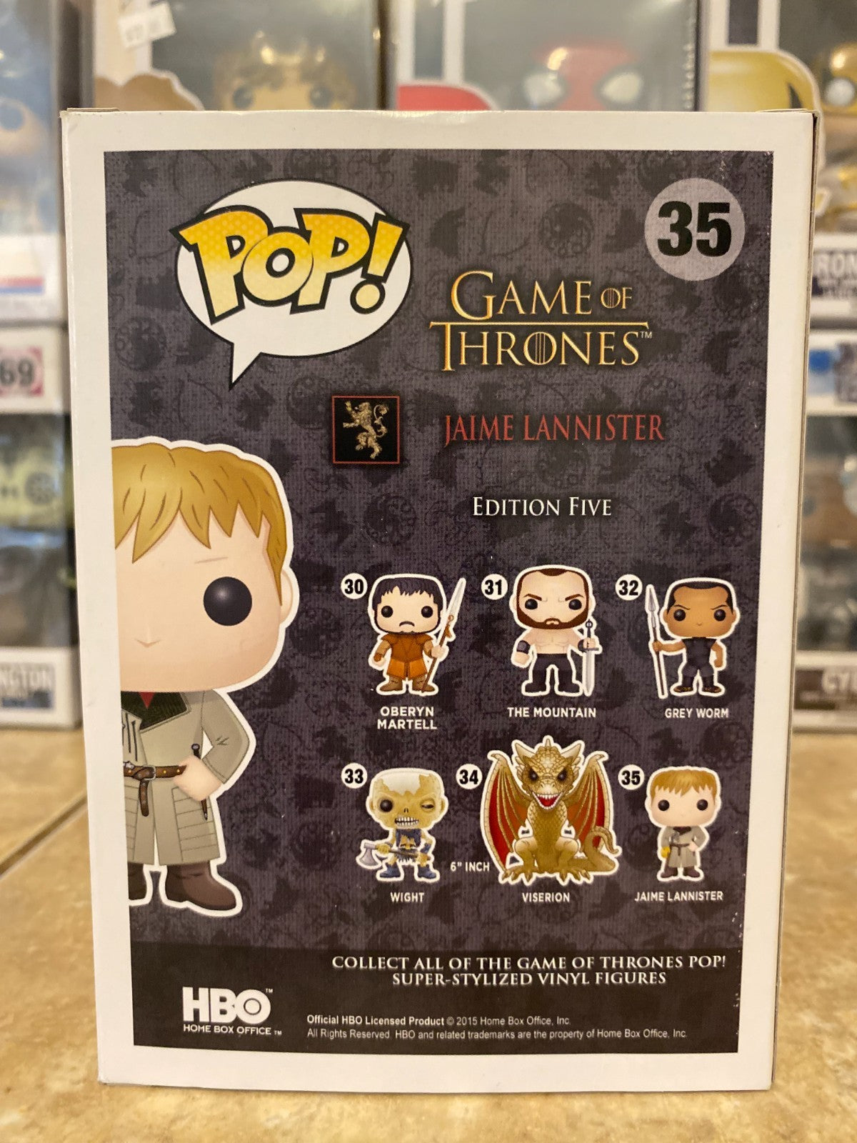 Funko Pop! Vinyl: Game of Thrones - Jaime Lannister (Golden Hand) w Protector