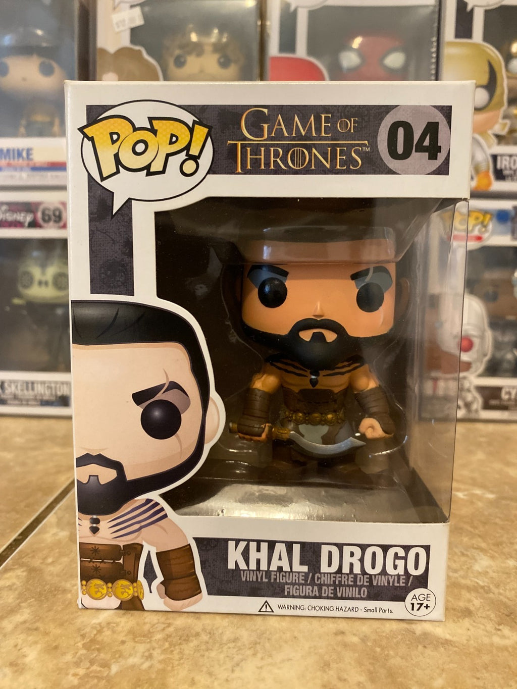 Funko Pop! Vinyl: Game of Thrones - Khal Drogo #4 w Protector