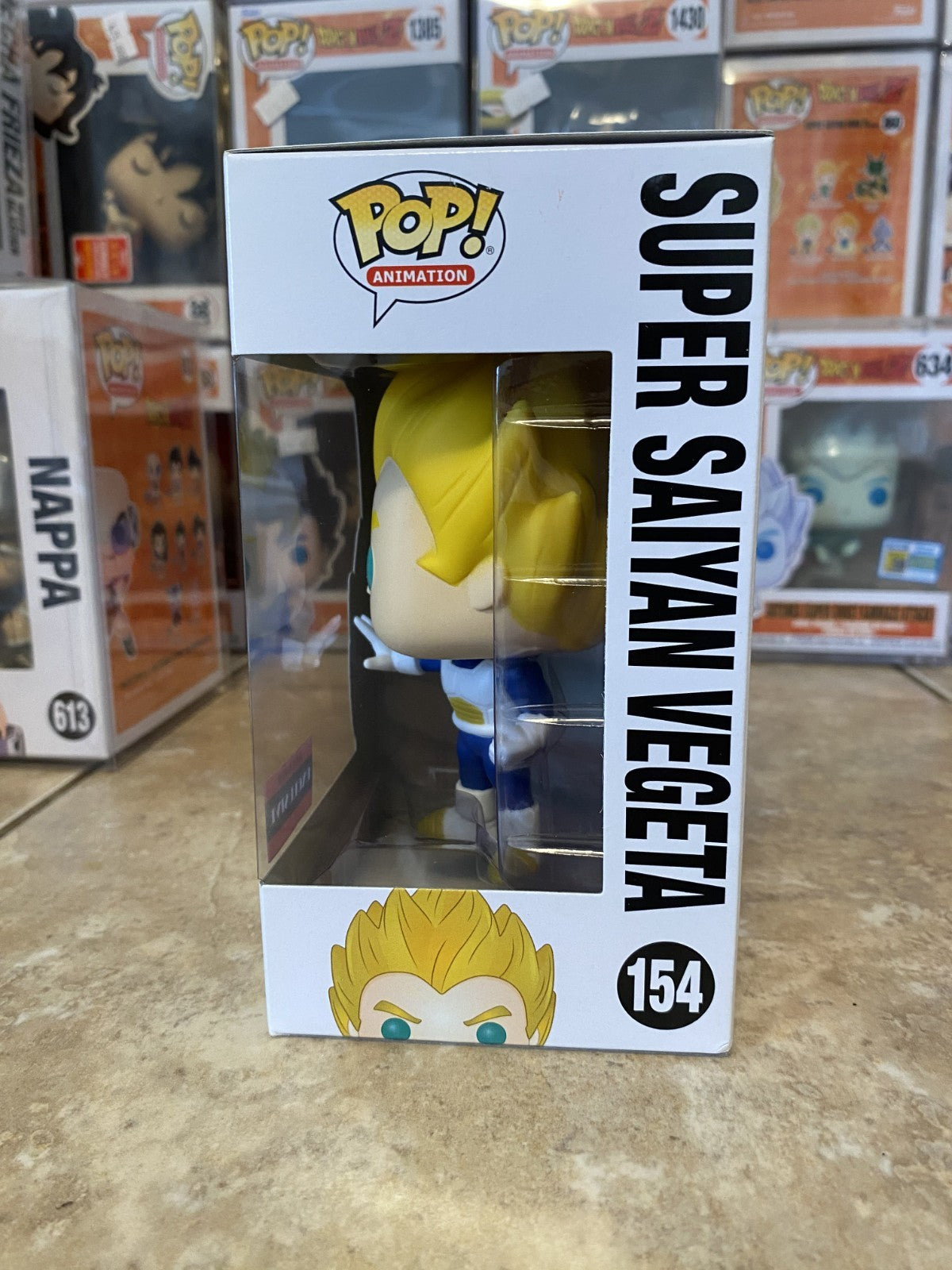 Funko Pop Dragon Ball Z #154 Super Saiyan Vegeta AAA Anime Exclusive w Protector
