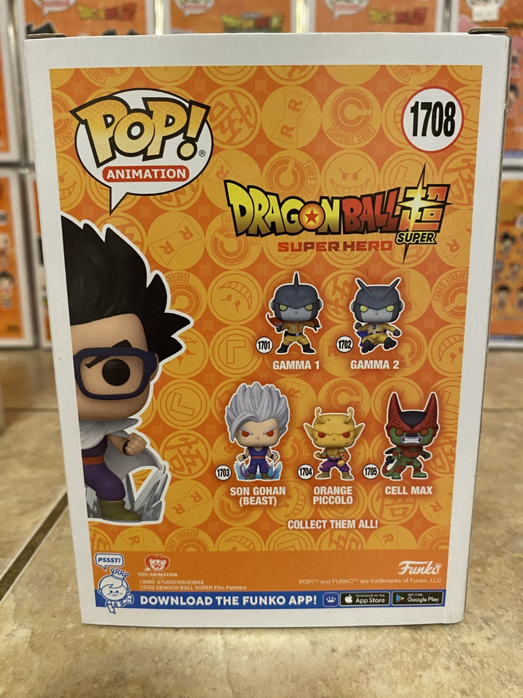 Funko Pop! Dragon Ball Super Hero #1708 Gohan in Cape Exclusive w Protector