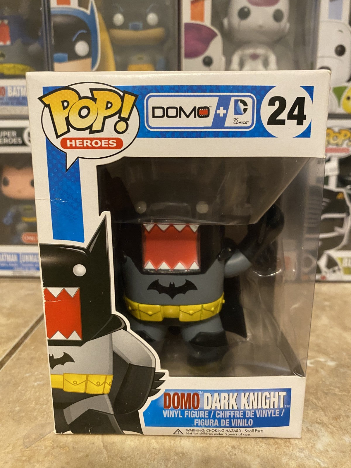 Funko Pop! Vinyl: Domo (as Dark Knight) #24 w/Box Protector