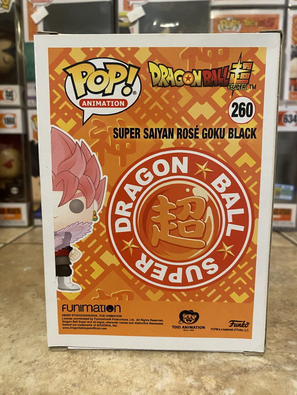 Funko Pop! Dragon Ball Z Super Saiyan Rose Goku Black HT Exclusive w Protector