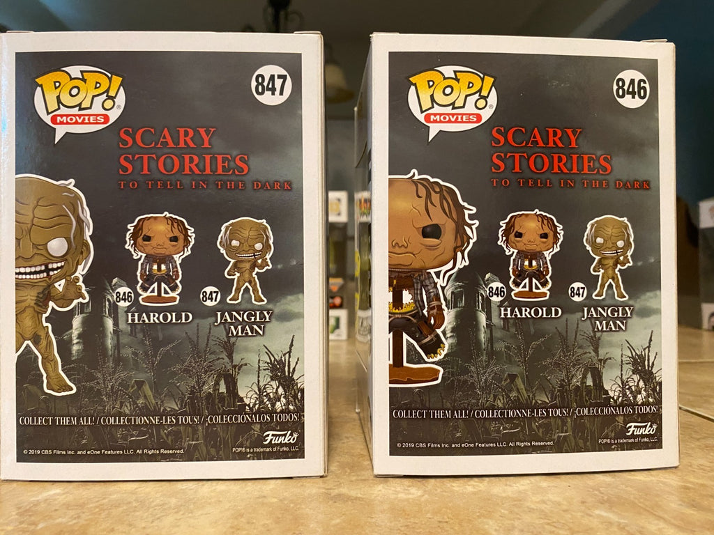 Funko Pop Scary Stories To Tell In The Dark 846 & 847 Lot w Soft Protectors