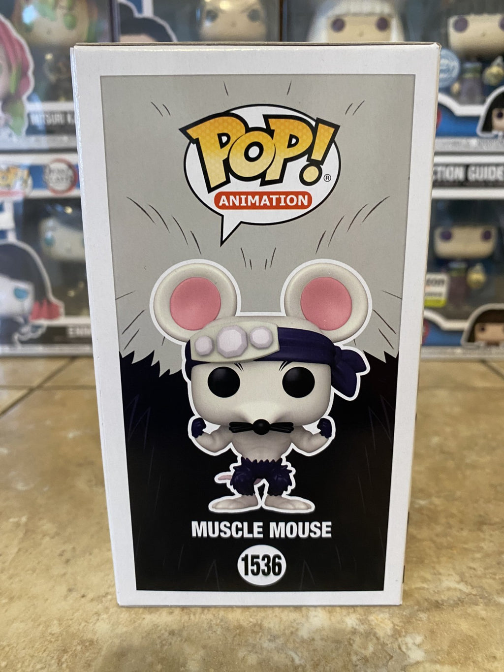 Funko Pop! Demon Slayer #1536 Muscle Mouse Exculsive w/Box Protector
