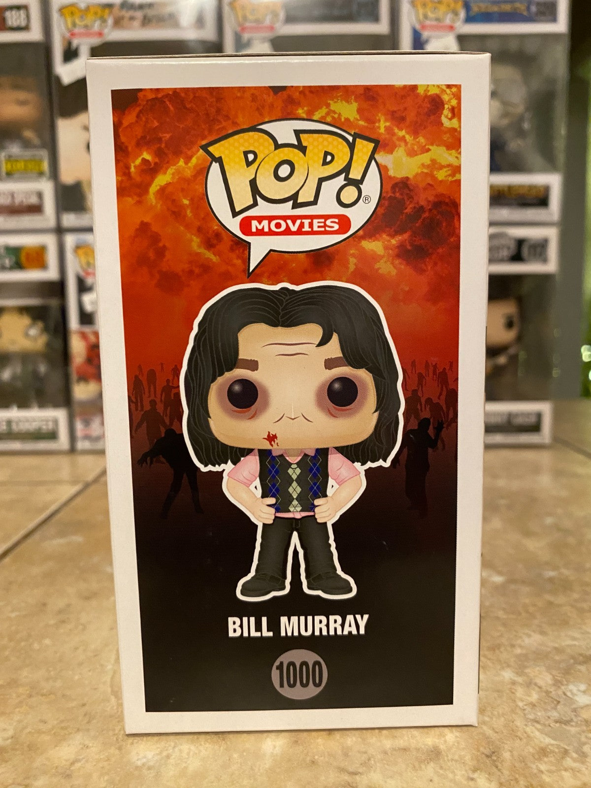 Funko Pop! Zombieland Bill Murray #1000 Vinyl Figure w Protector