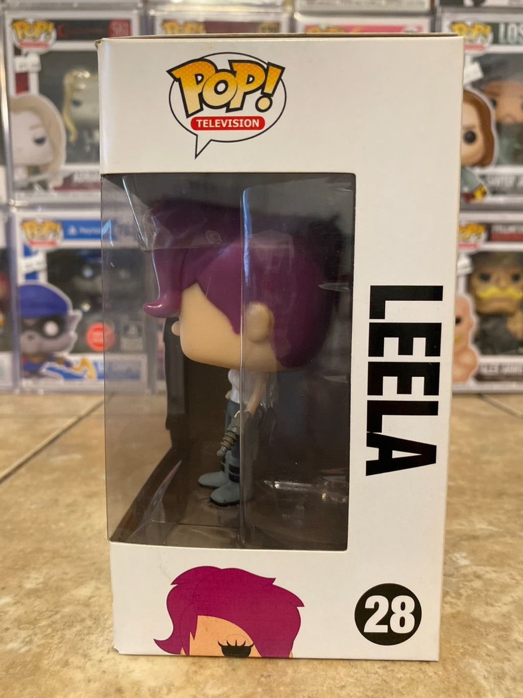 Funko Pop! Vinyl: Leela Futurama #28 Television TV Figure Vaulted w Protector