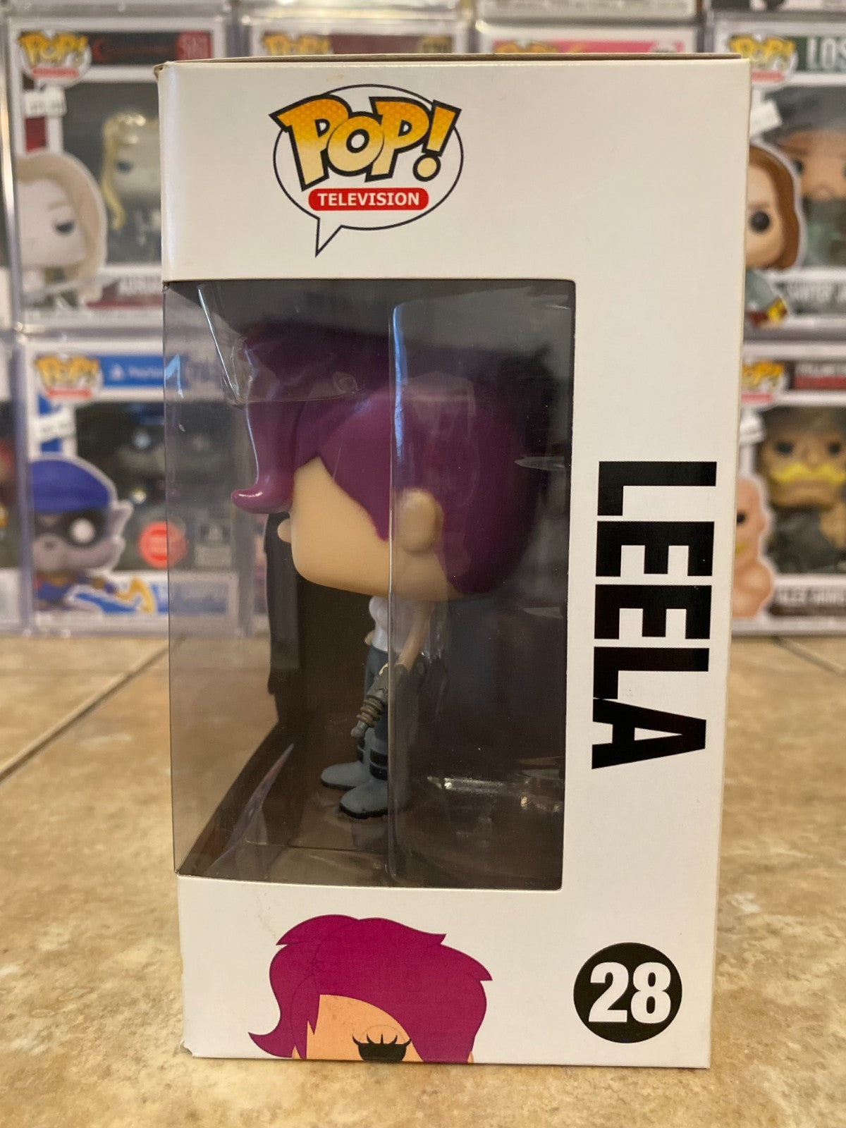 Funko Pop! Vinyl: Leela Futurama #28 Television TV Figure Vaulted w Protector