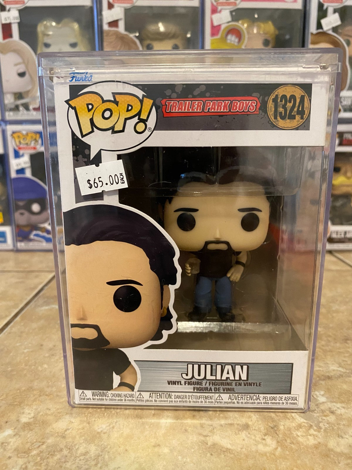 Funko Pop! Vinyl: Trailer Park Boys - Julian #1324 w Hard Protector