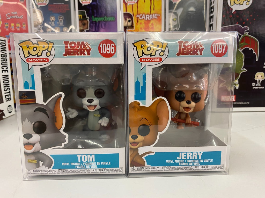 Tom & Jerry 2pc Funko Pop Lot #1096-1097 w Protectors