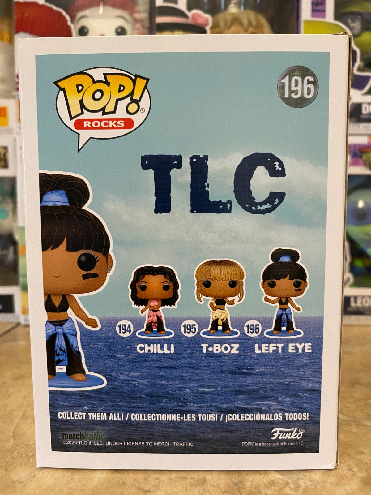 Funko POP! Rocks TLC Left Eye #196 CHASE w/ Protector