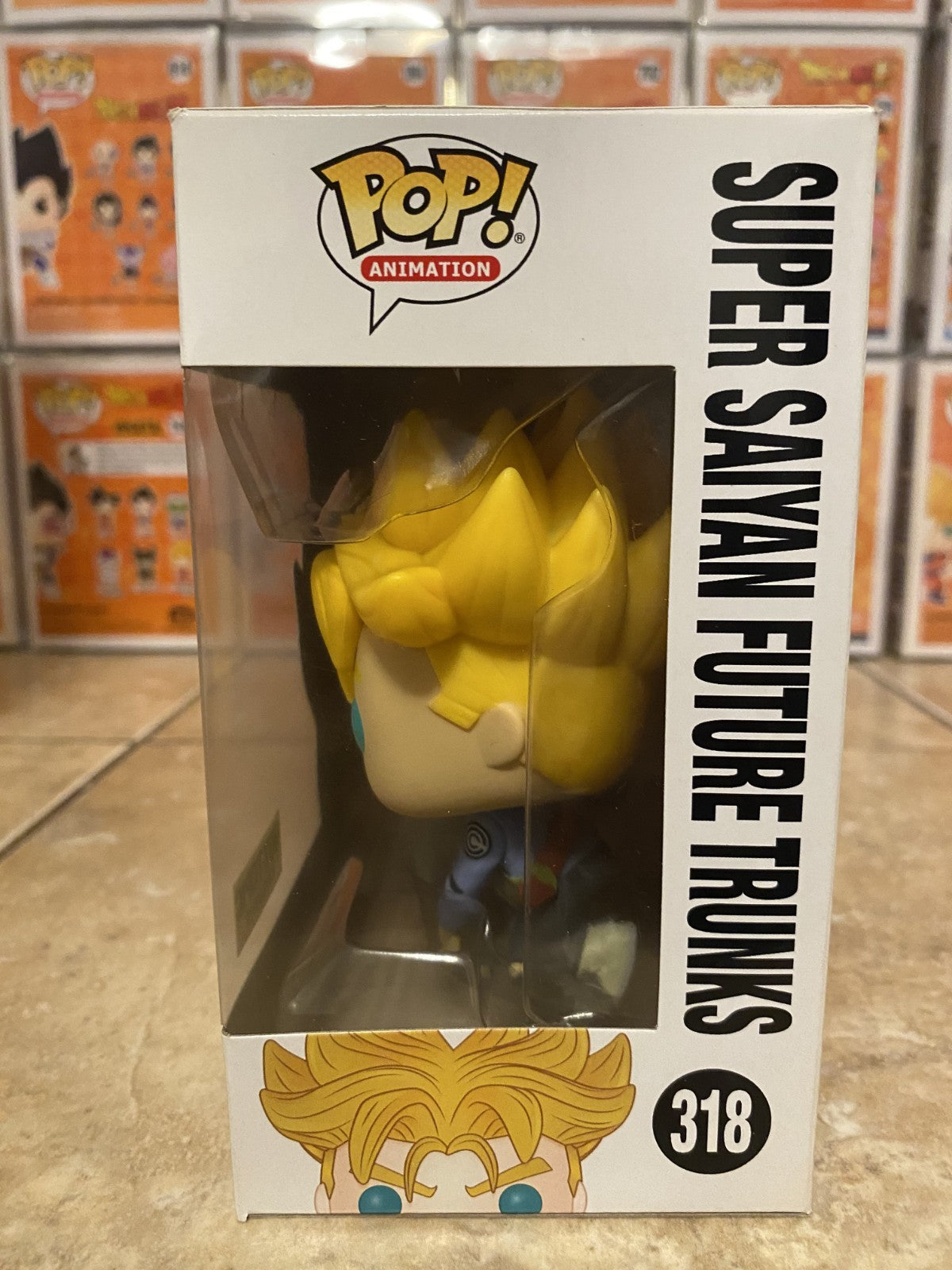 Funko Pop! Dragon Ball Super #318 Super Saiyan Future Trunks w Protector