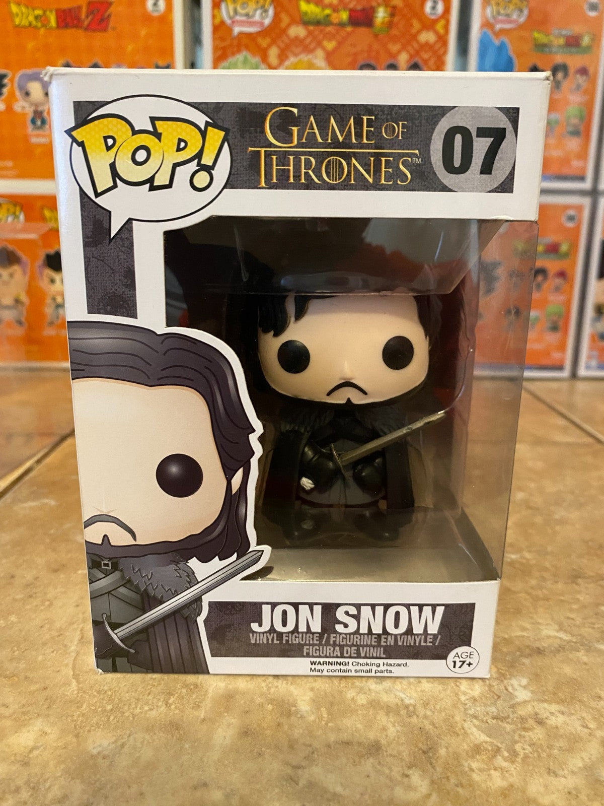 Funko Pop! Vinyl: Game of Thrones - Jon Snow #07 w/Box Protector