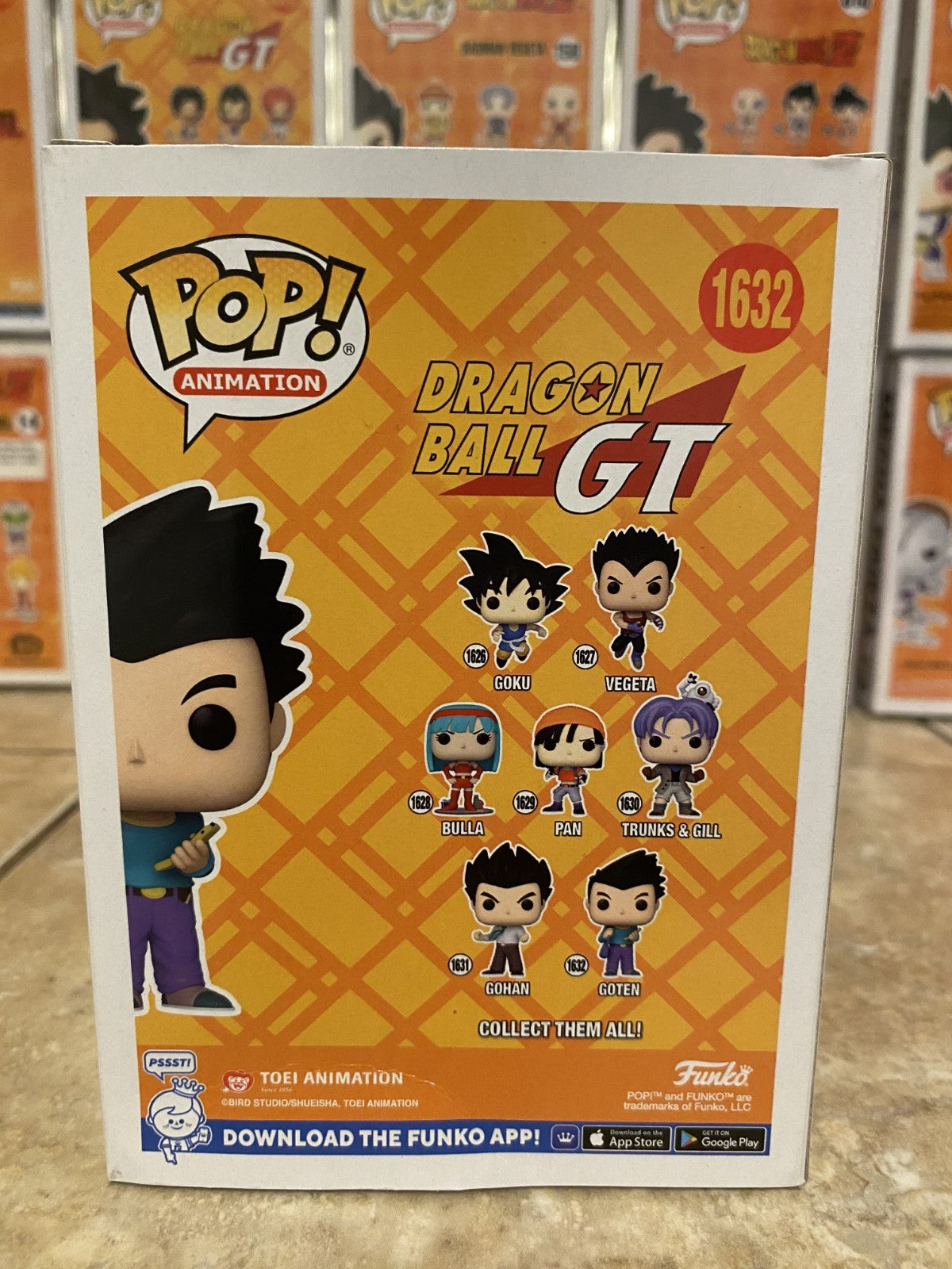 Funko Pop! Animation: Dragon Ball GT #1632 Goten w Protector