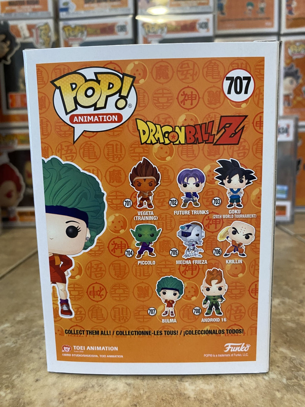 Funko Pop! Dragon Ball Z #707 Bulma w Protector