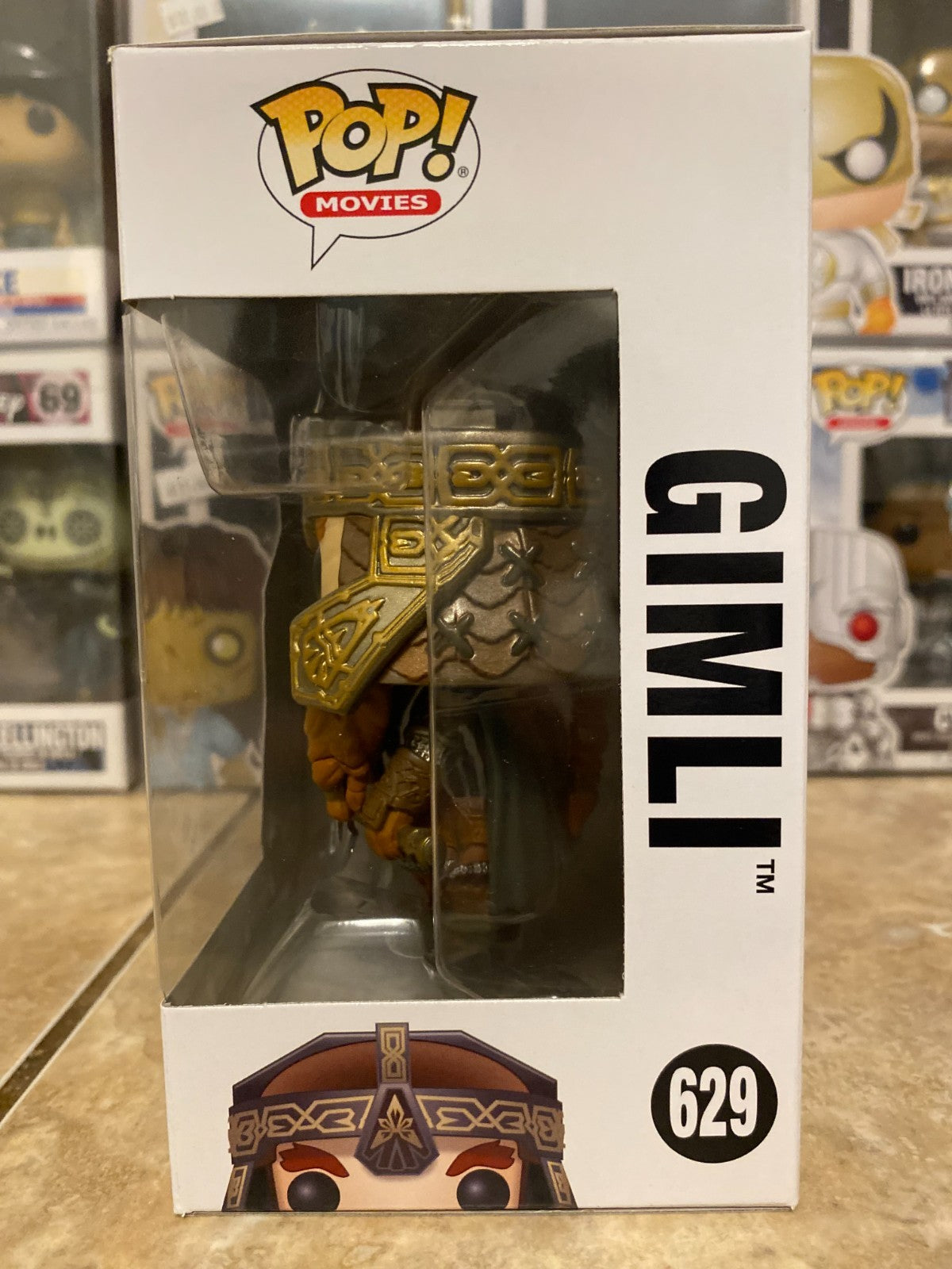 Funko Pop! LOrd of the Rings Gimli #629 w Protector
