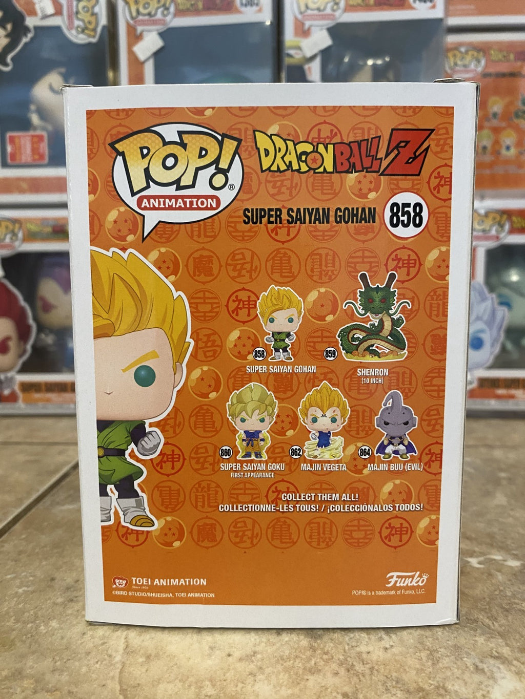 Funko Pop! Dragon Ball Z #858 Super Saiyan Gohan GITD Exclusive w Protector