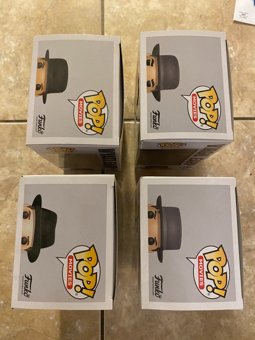 Tombstone 4pc Funko Set of Wyatt Earp, Doc Holliday, Morgan Earp, Virgil Earp