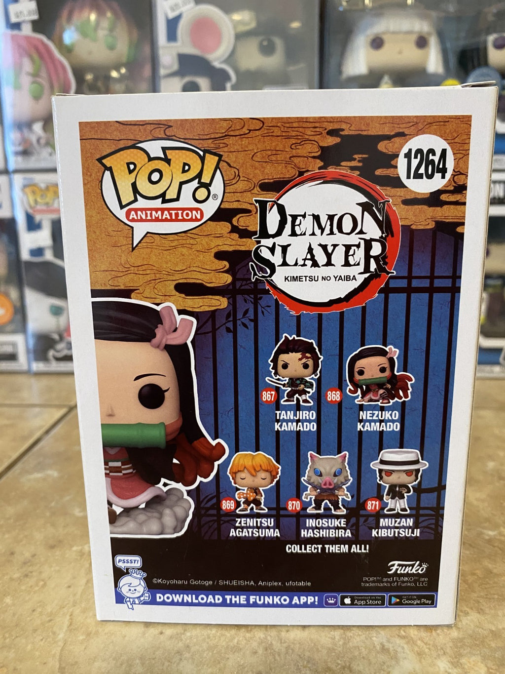 Funko Pop! Demon Slayer #1264 Nezuko Kamado Box Lunch Exclusive w/Box Protector