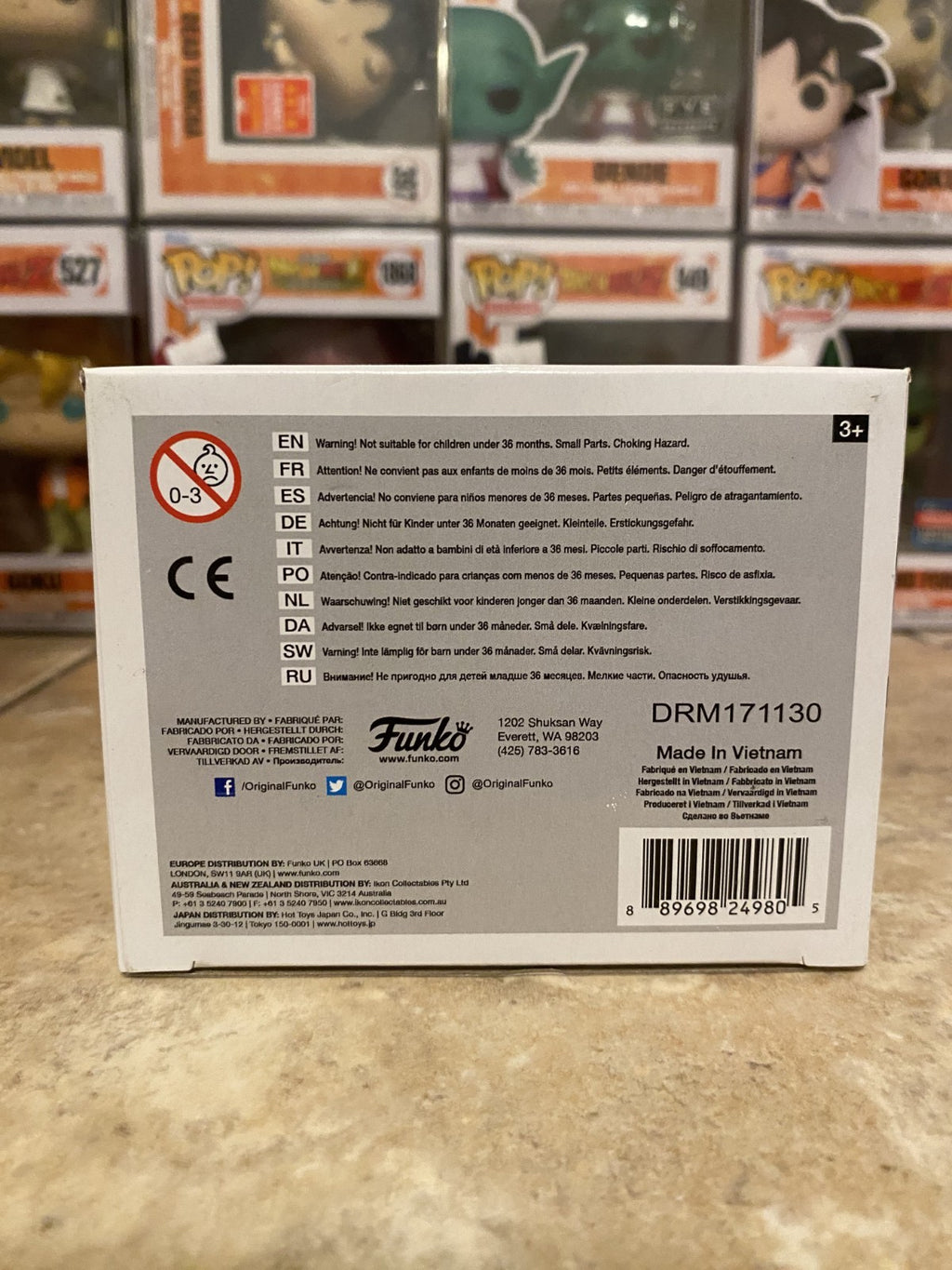 Funko Pop! Animation: Dragon Ball Z #317 Whis w Protector