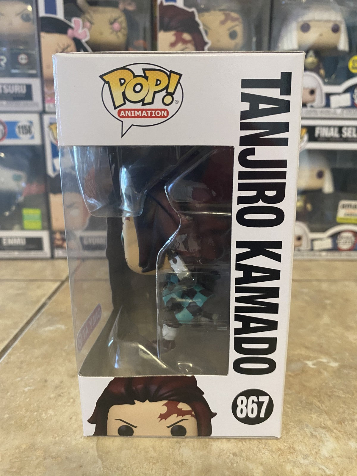 Funko Pop! Demon Slayer #867 Tanjiro Kamado Target Exclusive w/Box Protector