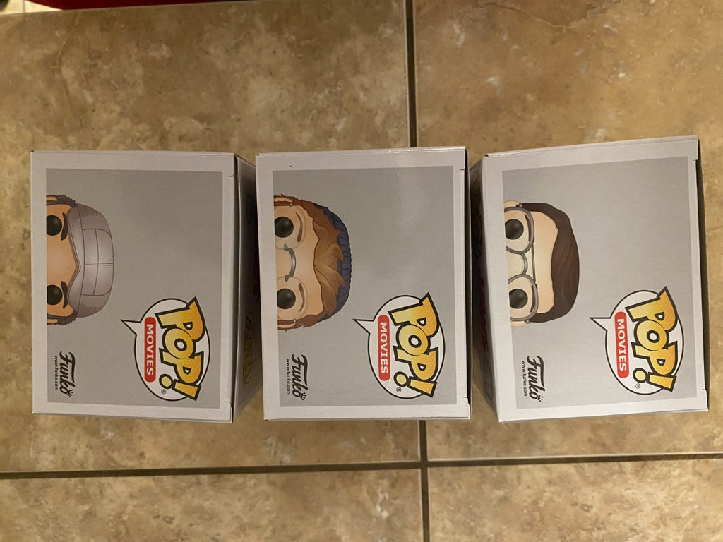 Funko Pop! Movies: Jaws Cast Set of 3 Figures 755-757 w Protectors