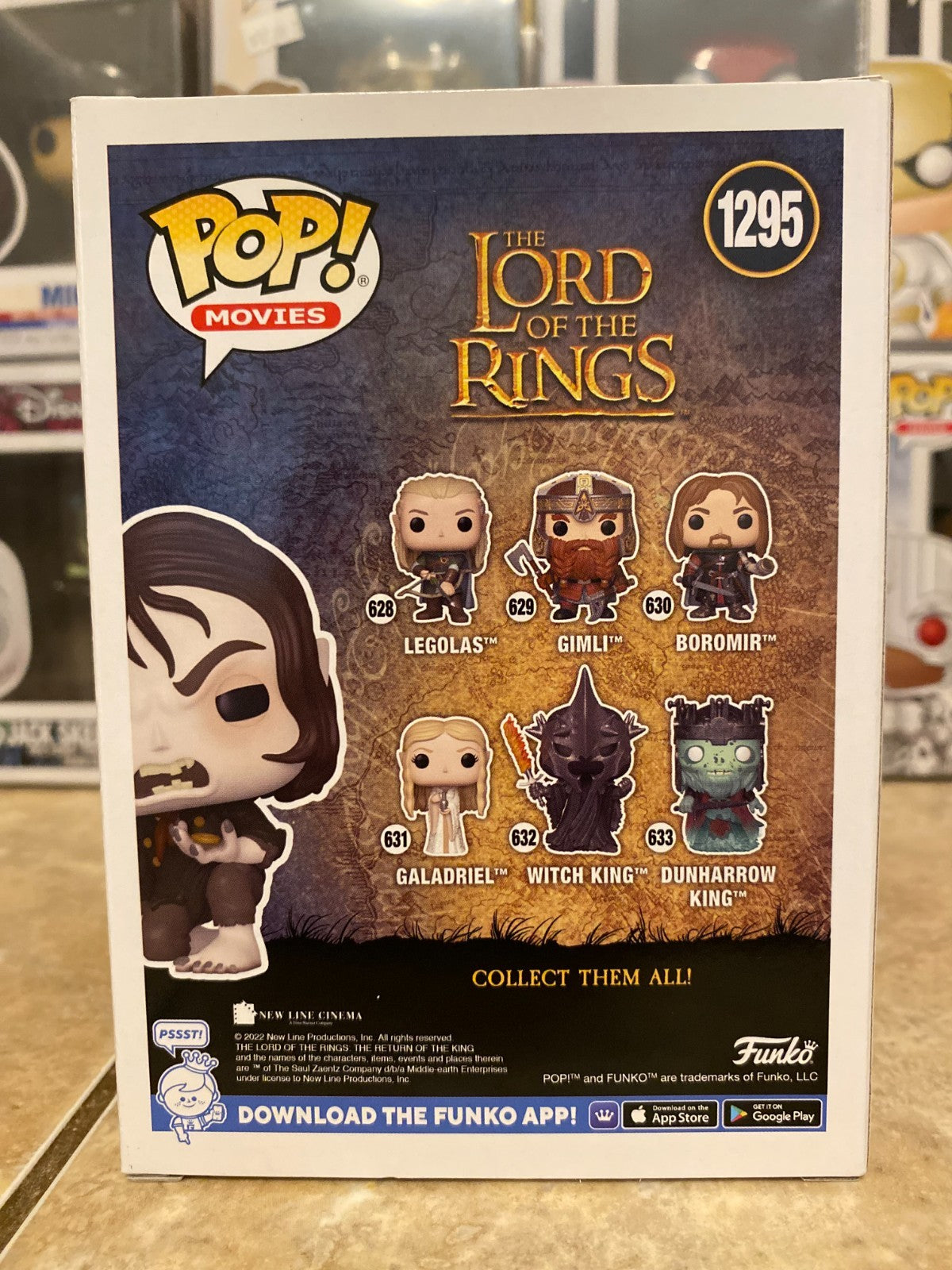 Funko Pop! Lord of the Rings 1295 Smeagol Walmart Exclusive w Protector