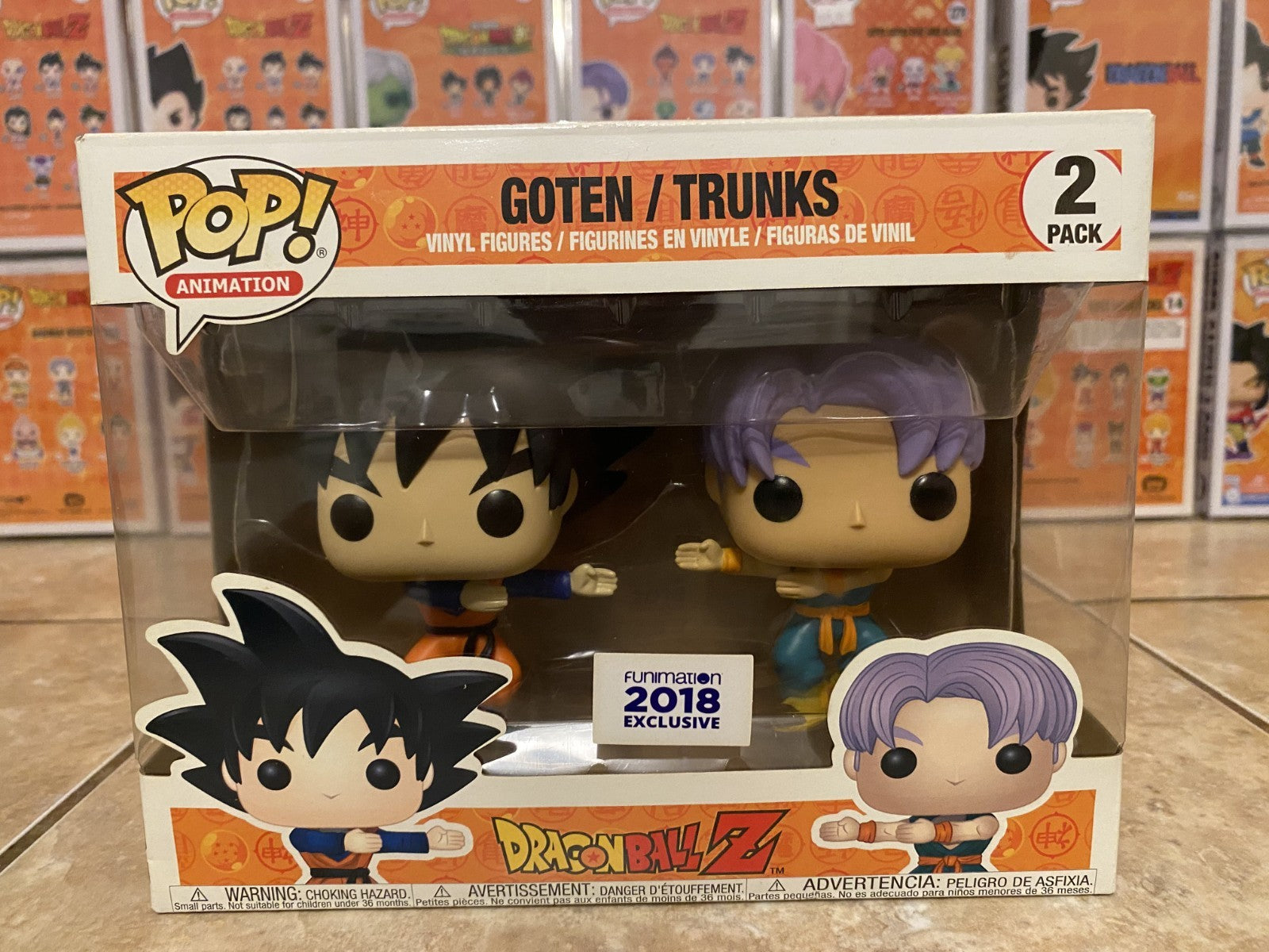 Funko Pop! Animation: Dragon Ball Z Goten/Trunks 2 Pack