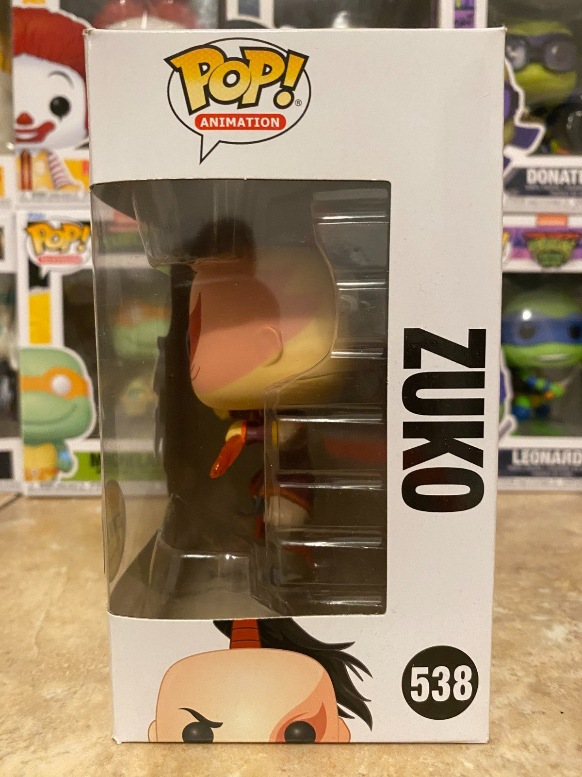 Funko Pop #538 Zuko *Chase* Flame Daggers Avatar The Last Airbender w/ Protector