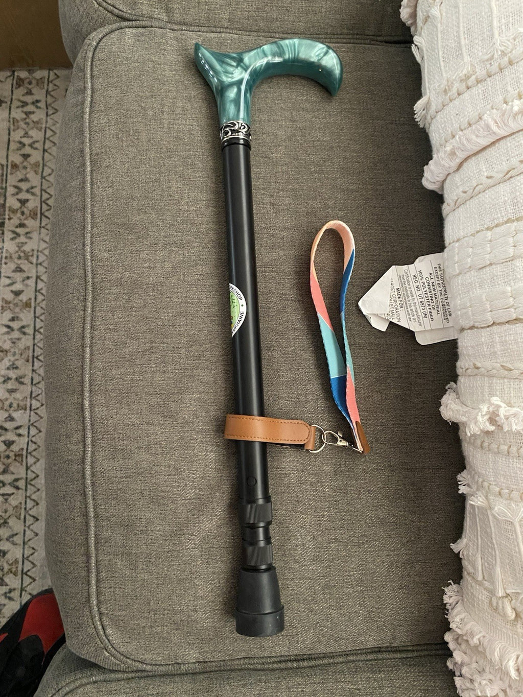 Asterom Walking Cane - Handmade, Ergonomic, 32 Inch