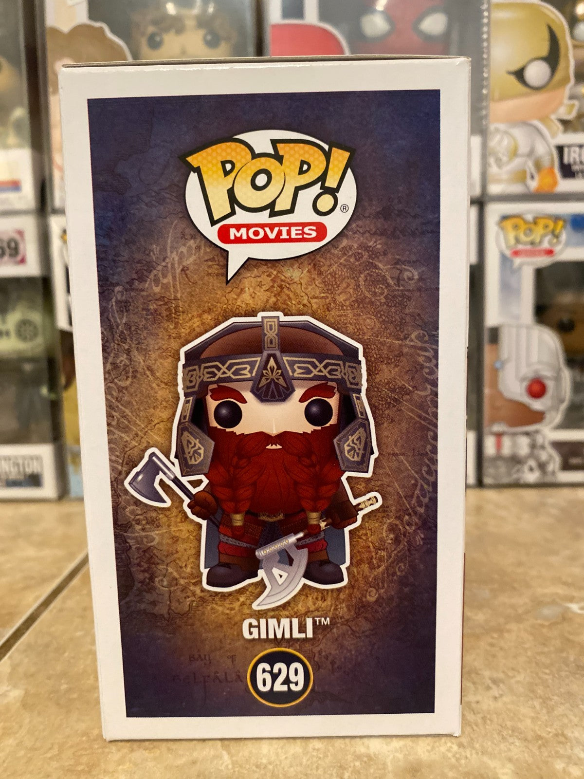 Funko Pop! LOrd of the Rings Gimli #629 w Protector