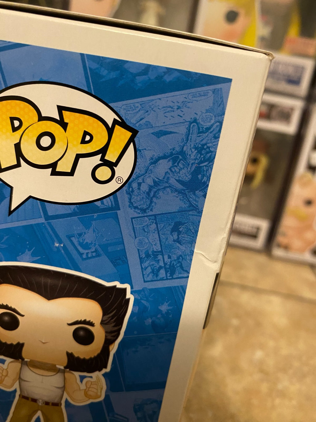 Funko Pop! Marvel X-Men Logan #193 Hot Topic Exclusive Vinyl Figure w Protector