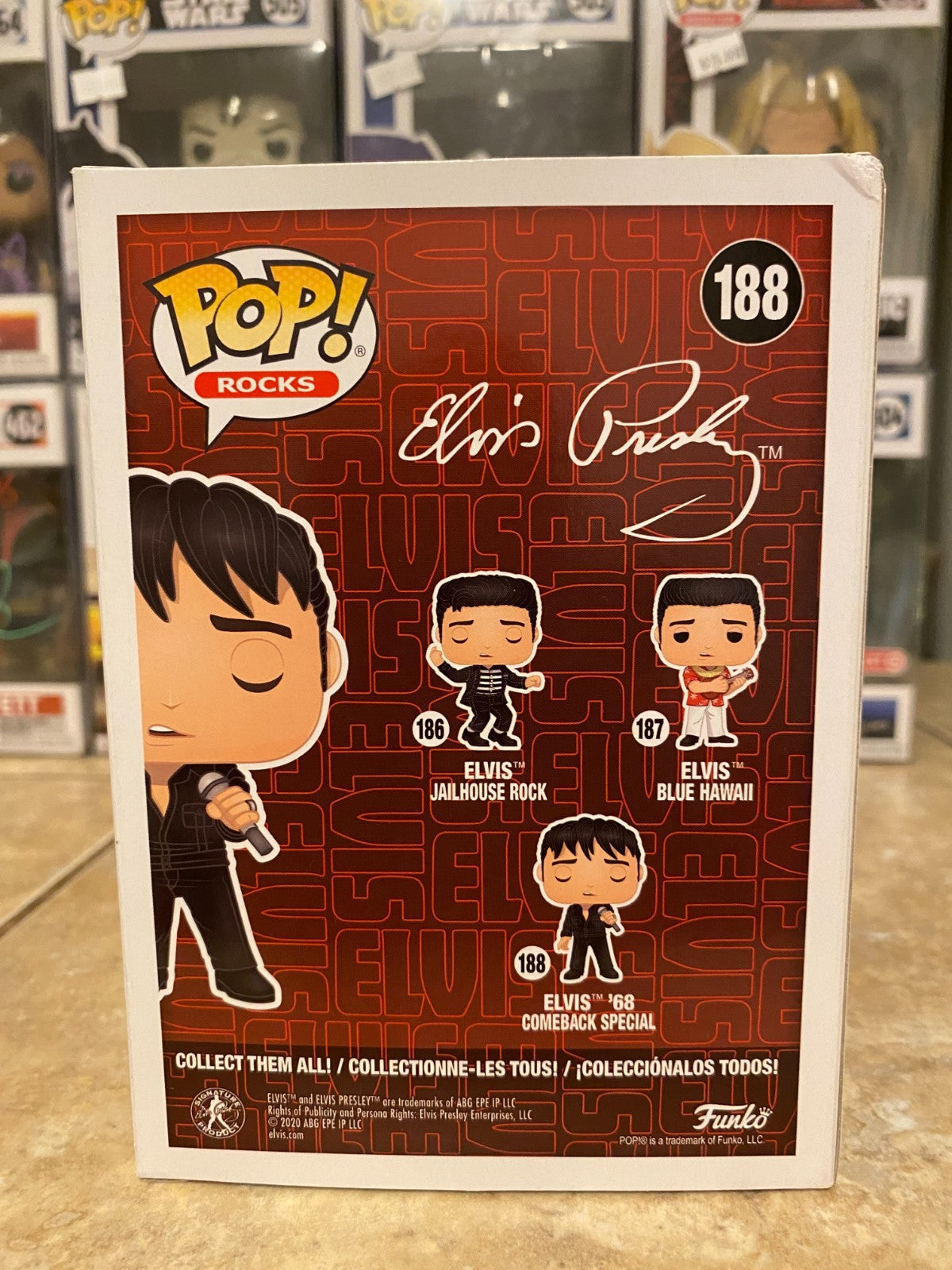 Funko Pop! Rocks: Elvis Presley - Elvis '68 Comeback Special (Diamond Glitter)
