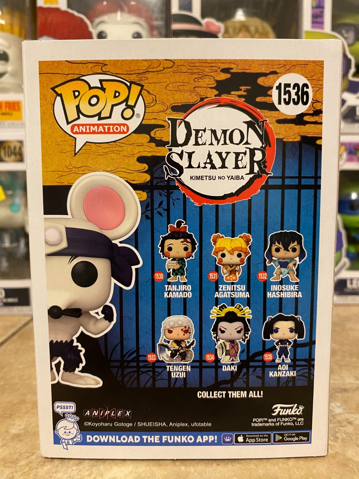 Funko Pop! Vinyl - Demon Slayer #1536 - Muscle Mouse - EE Exclusive w Protector