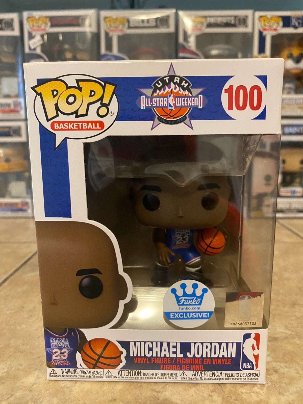 Funko Pop! Vinyl: Michael Jordan - Funko (Exclusive) #100 w Protector