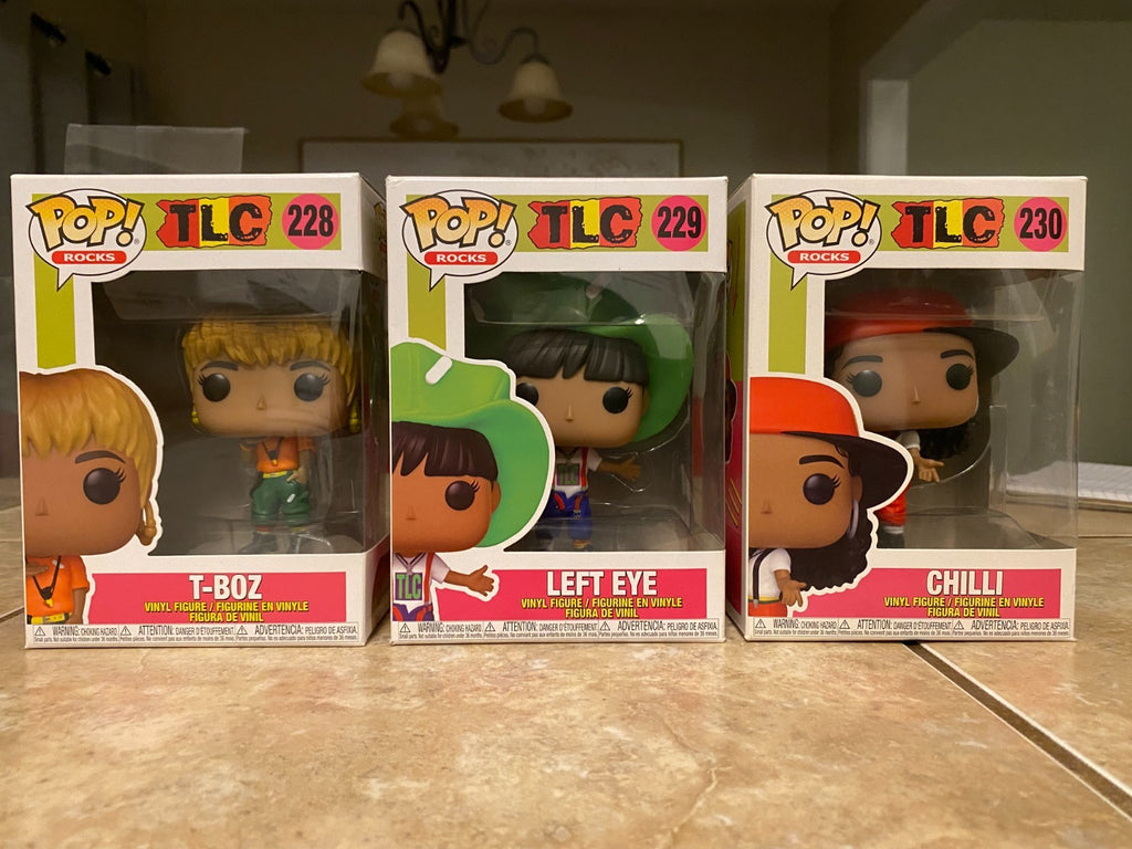 Funko Pop! Pop Rocks TLC Complete Set of 3 Figures #228-230 w Protectors