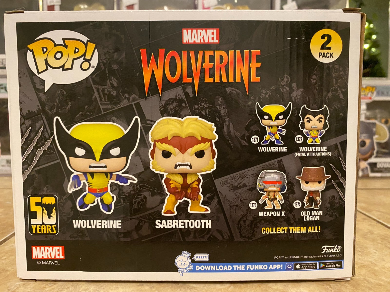 Funko Pop! Vinyl: Marvel - Wolverine & Sabretooth 2-Pack - Funko (Exclusive)