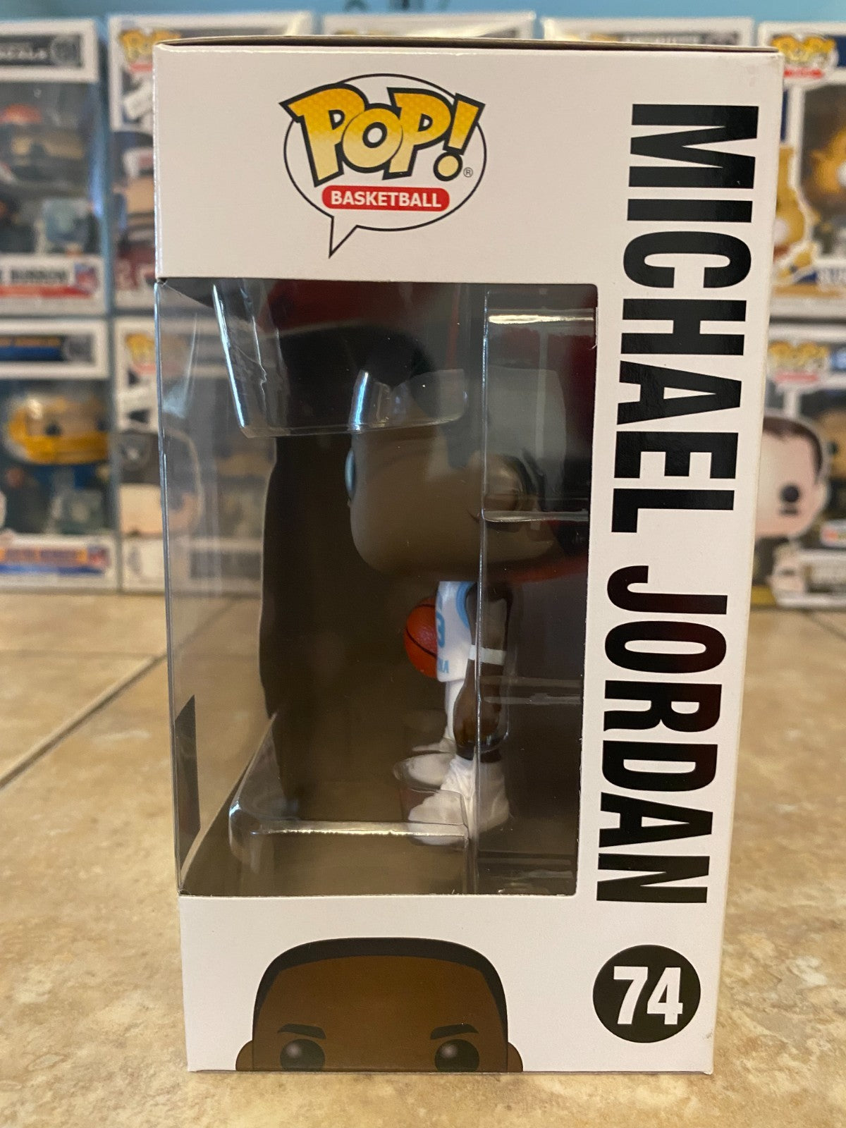 Funko Pop! Vinyl: Michael Jordan #74 North Carolina Exclusive w Protector