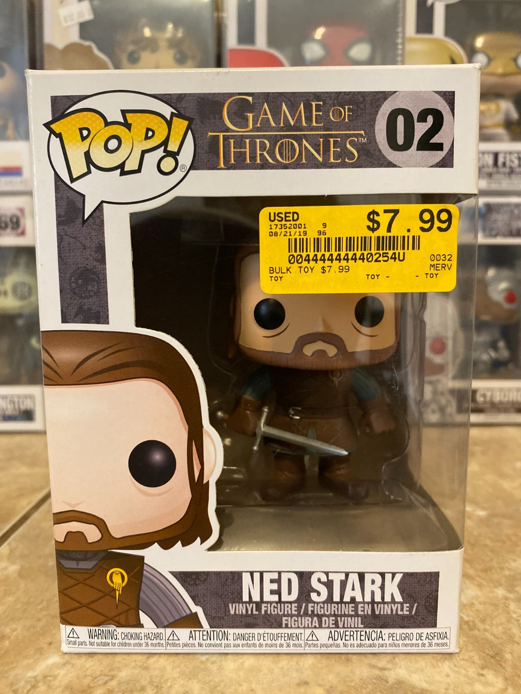 Funko Pop! Vinyl: Game of Thrones - Ned Stark #2 w Protector